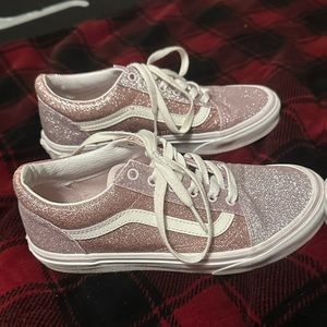 glittery pink vans